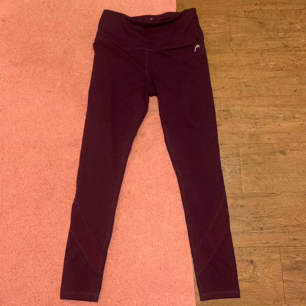 NWOT Head burgundy leggings​